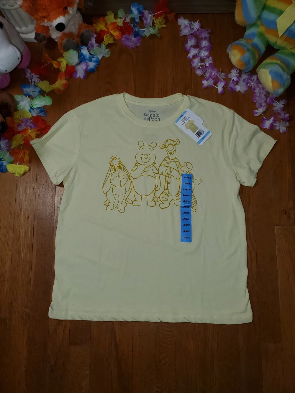 Disney Yellow Winnie the Pooh Line Art Tee - Picture 8 of 8